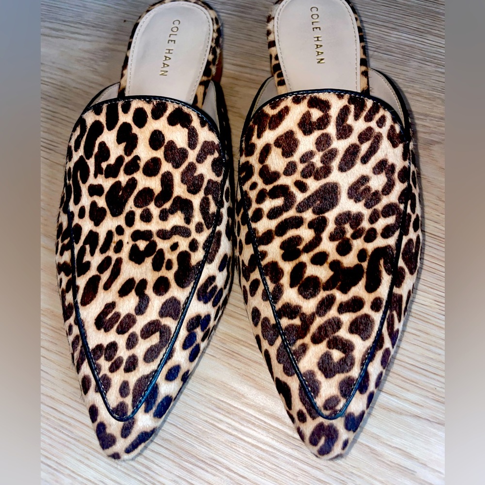 Cole Haan Piper Mules in Cheetah size 7